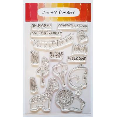 Jane's Doodles Clear Stamps - Oh Baby!