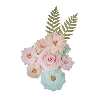 Prima Marketing Peach Tea Papierblumen - Sunkissed