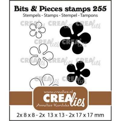 Crealies Bits & Pieces Clear Stamps - Blumen