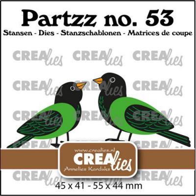 Crealies Partzz Stanzschablonen - Vögel