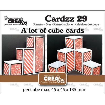 Crealies Cardzz Stanzschablonen - Viele Würfelkarten