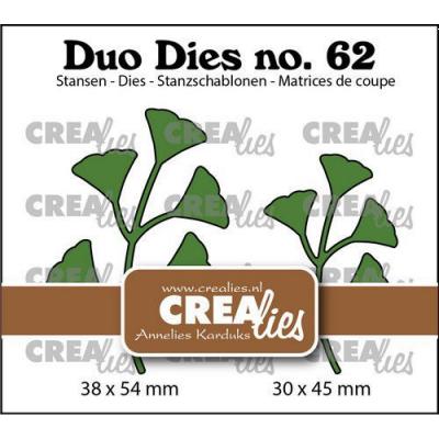 Crealies Duo Dies Stanzschablonen - Blätter