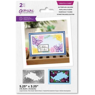 Gemini Create-a-Card Dies - Piecing Butterflies And Blooms