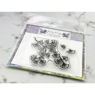 Fairy Hugs Clear Stamp - Gingko Branch