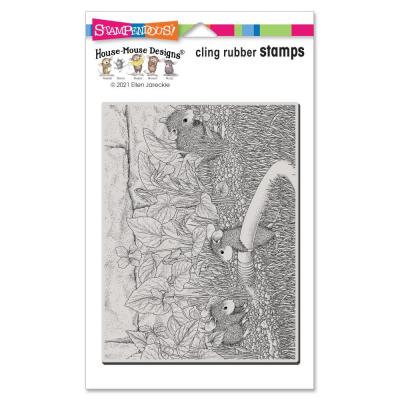 Stampendous House Mouse Cling Stamp - Violet Garden