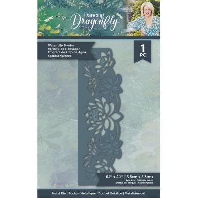 Crafter's Companion Dancing Dragonflies Metal Die - Lily Border