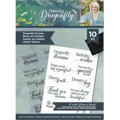 Crafter's Companion Dancing Dragonfly Clear Stamps - Dragonfly Dreams