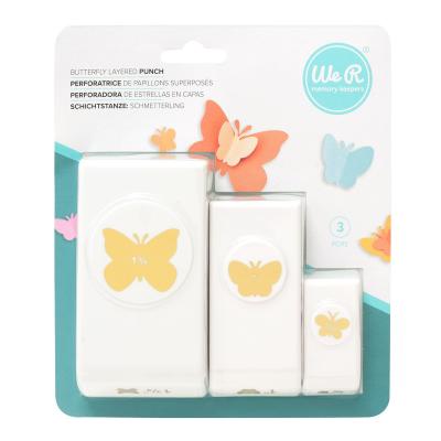 We R Memory Keepers Handstanzer - Butterfly Layered Punch