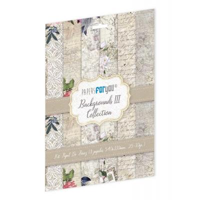Papers For You Backgrounds III Spezialpapiere - Rice Paper Kit