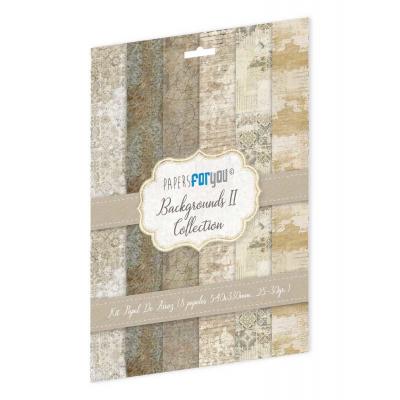Papers For You Backgrounds II Spezialpapiere - Rice Paper Kit