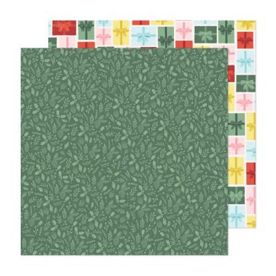 Crate Paper Mittens & Mistletoe Designpapier - Evergreen