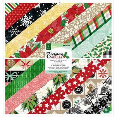 American Crafts Vicki Boutin Evergreen & Holly Designpapiere - Paper Pad