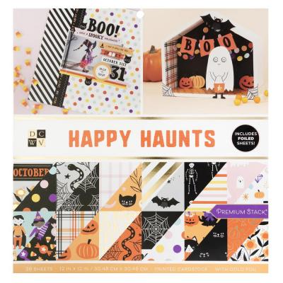 DCWV Happy Haunts Designpapiere - Paper Pad