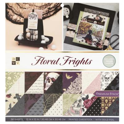 DCWV Floral Frights Designpapiere - Paper Pad
