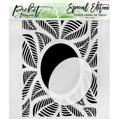 Picket Fence Studios Stencils - Tropical Leaves