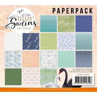 Find It Trading Amy Design Elegant Swans Designpapiere - Paper Pack