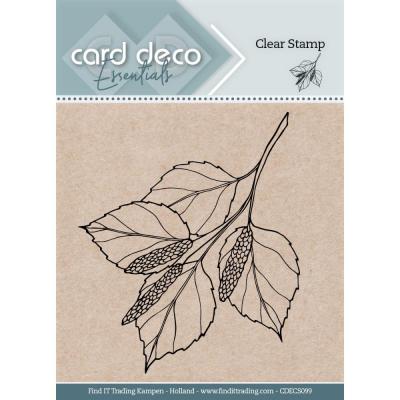 Find It Trading Jeanine's Art Heartfelt Condolences Clear Stamp - Birch Leaf