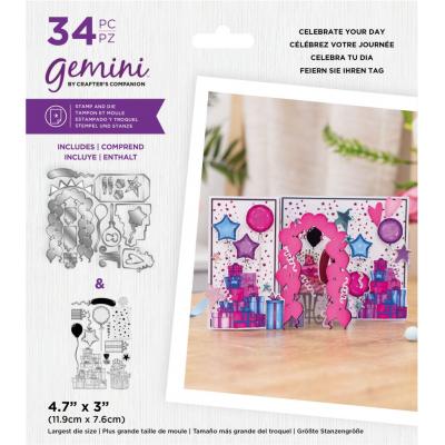 Gemini 3D Scene Builder Stamp & Die - Celebrate Your Day