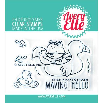 Avery Elle Clear Stamps - Make A Splash