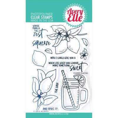 Avery Elle Clear Stamps - Be Zesty