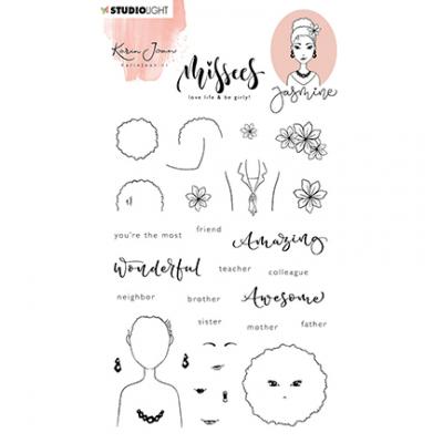 StudioLight Karin Joan Missees Nr.182 Clear Stamps - Jasmine