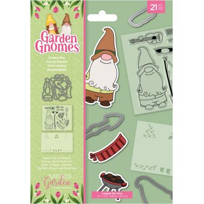 Crafter's Companion Garden Gnomes Stamp/Die/Stencil - Gnome Boy