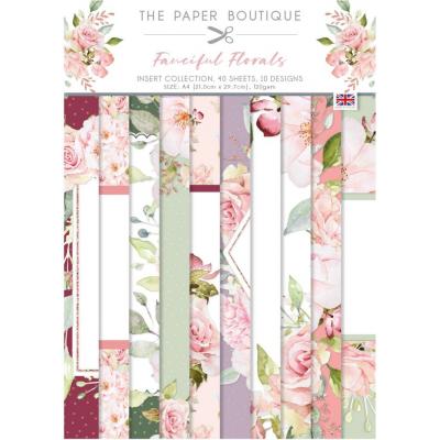 The Paper Boutique Fanciful Florals Designpapiere - Insert Collection