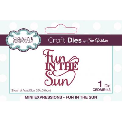 Creative Expressions By Sue Wilson Craft Dies - Fun In The Sun