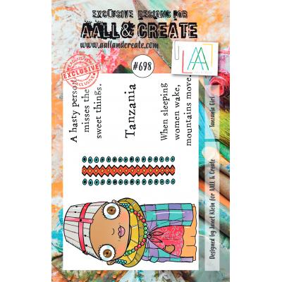 AALL & Create Clear Stamps Nr. 698 - Tanzania Girl