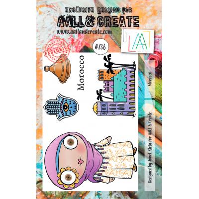 AALL & Create Clear Stamps Nr. 736 - Morocco