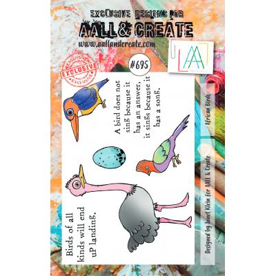 AALL & Create Clear Stamps Nr. 695 - African Birds
