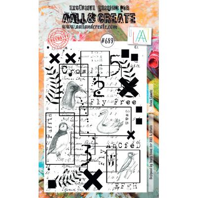 AALL & Create Clear Stamp Nr. 689 - Avian Cameos