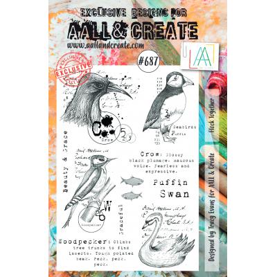 AALL & Create Clear Stamps Nr. 687 - Flock Together