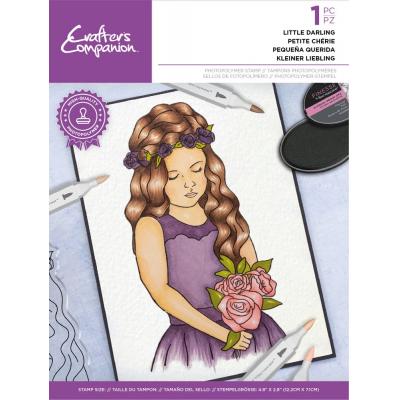 Crafter's Companion Natural Beauty Clear Stamp - Little Darling