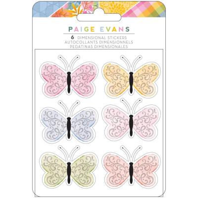 American Crafts Paige Evans Garden Shoppe Sticker - Dimensional Stickers