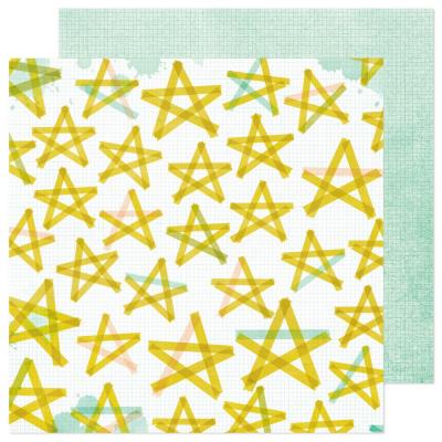 American Crafts Vicki Boutin Print Shop Designpapier - Star Gazer