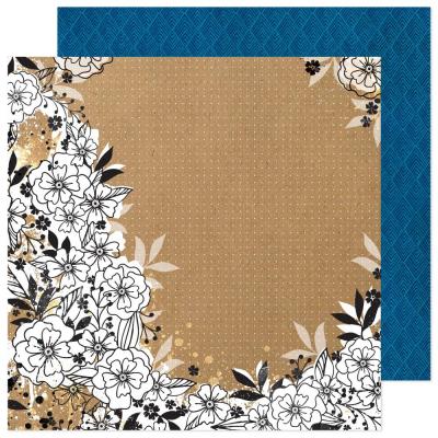 American Crafts Vicki Boutin Print Shop Designpapier - Floral Frenzy