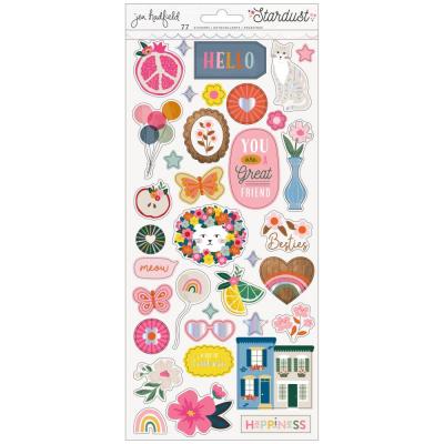 American Crafts Jen Hadfield Stardust Sticker - Cardstock Stickers