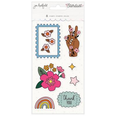 American Crafts Jen Hadfield Stardust Clear Stamps - Stardust