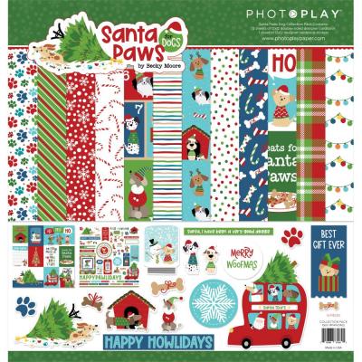 PhotoPlay Santa Paws Designpapiere - Collection Pack Dog