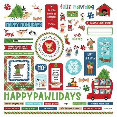 PhotoPlay Santa Paws Sticker - Elements Dog