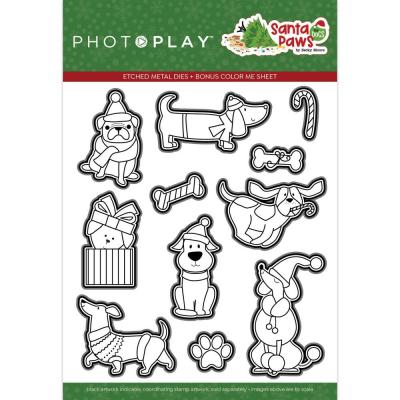 PhotoPlay Santa Paws Etched Die - Dog