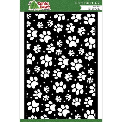 PhotoPlay Santa Paws Stencil - Santa Paws