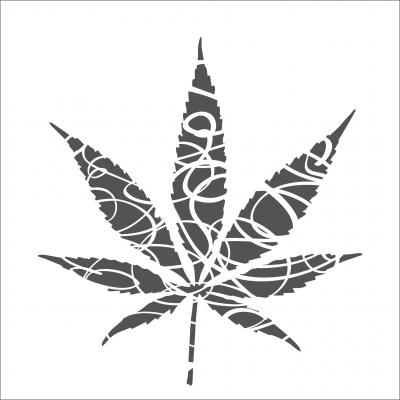 The Crafter's Workshop Stencil - Forbidden Leaf
