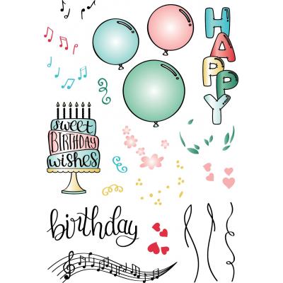 LDRS Creative Clear Stamps - Creative Sweet Birthday Wishes