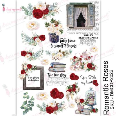 Dress My Craft Transferpapier - Romantic Roses
