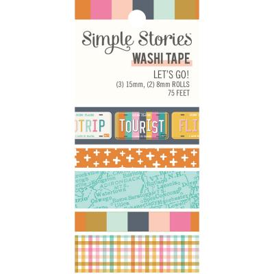 Simple Stories Let's Go! Klebeband - Washi Tape