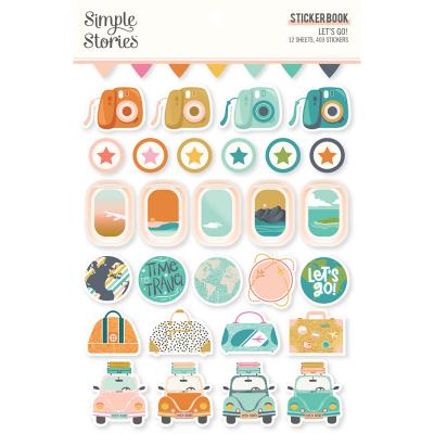 Simple Stories Let's Go! Stickers - Sticker Book