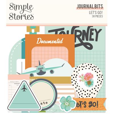 Simple Stories Let's Go! Die Cuts - Bits & Pieces Journal