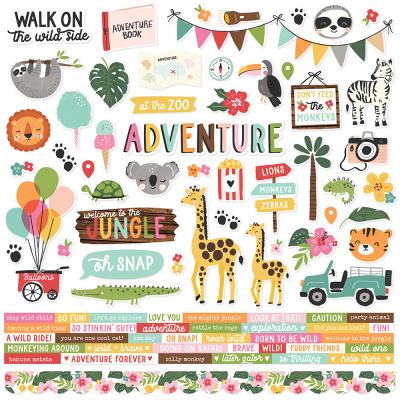 Simple Stories Into The Wild Sticker - Cardstock Stickers